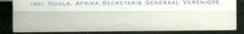 Suriname  376A/377B Herdenkingsdag Hammarskjöld in vellen Postfris + Opdruk SPECIMEN (1)