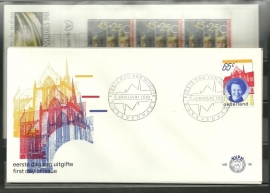 FDC Jaargang 1981 compleet onbeschreven met open klep E190/E197a