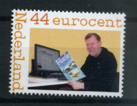 Postzegelboekje Postaumaat 8 voor Aad Knikman Postfris