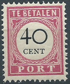 Nederlands Indië Port 20 40ct  1892-1909 Postfris (1)