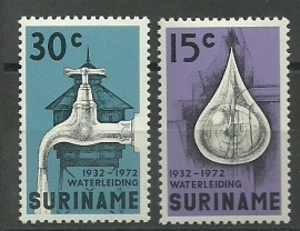 Suriname 577/578 Postfris