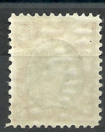 Nvph  71A 25 ct  (11½×11) Koningin Wilhelmina Bontkraag Postfris