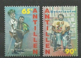 Nederlandse Antillen 1083/1084 50 jaar Mgr. Verriet Instituut Postfris