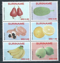 Suriname Republiek  2096/2101 Vruchten 2015 Postfris
