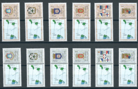 Nederlandse Antillen 1536/1537 Persoonlijke Postzegels 2004 (losse zegels) Postfris