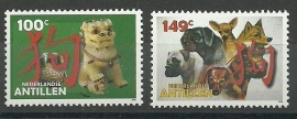 Nederlandse Antillen 1628/1629 Chinees Nieuwjaar 2006 Postfris