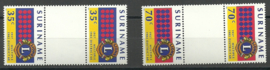 Suriname Republiek 296/297 BP 25 Jaar Lions Club 1982 Postfris (1)