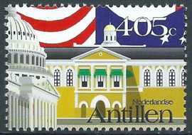 Nederlandse Antillen 1662a Blok Washington 2006 Postfris (zegel uit blok)