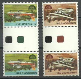 Suriname Republiek 397/398 BPA 40 Jaar Burgerluchtvaart 1984 Postfris (2)