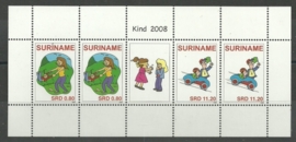 Suriname Republiek 1576/1577 VBP Kinderzegels 2008 Postfris (Compleet Vel)