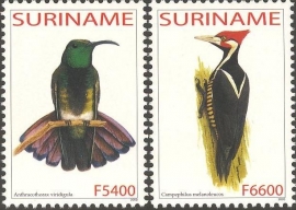Suriname Republiek 1211/1212 Vogels 2003 Postfris