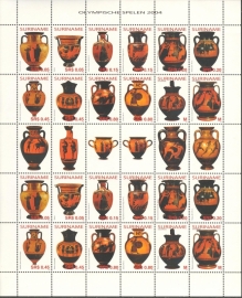 Suriname Republiek 1265/1276 Olymische Spelen 2004 Postfris (Compleet Vel)