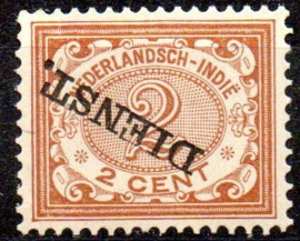 Nederlands Indië Dienst Kopstaand 11f 2ct (1883 / 1902-1909) Postfris (4)