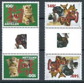 Nederlandse Antillen 1628a/1629a Chinees Nieuwjaar 2006 Postfris (4)