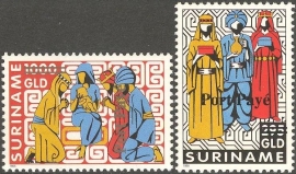 Suriname Republiek  905/906 Port Payé 1996 Postfris