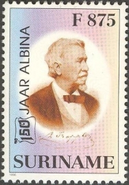 Suriname Republiek  909 150 Jaar Stad Albina 1996 Postfris