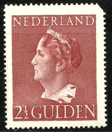 Nvph 347 2½ Gulden Konijnenburg Postfris (1) * Koopjeshoek *