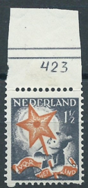 Roltanding 98 1½ ct Kinderzegel 1933 Postfris met Etsingnummer
