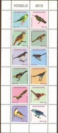 Suriname Republiek  1942/1953 Vogels 2013 Postfris