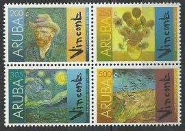 Aruba 450/453 Vincent van Gogh Postfris