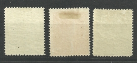 Nvph 163A/165A (11½×11½) Veth Hoge Waarden Ongebruikt (4)