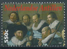 Nederlandse Antillen 1778a Blok Frans Hals Postfris (zegel uit blok)