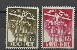 Nederlands Indië 226/227 Wereld Jamboree Postfris