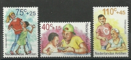 Nederlandse Antillen 1371/1373 Kinderzegels 2001 Postfris