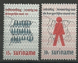 Suriname 565/566 Postfris