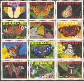 Suriname Republiek 1499/1510 Vlinders 2008 Postfris