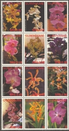 Suriname Republiek 1362/1373 Orchideeën 2006 Postfris