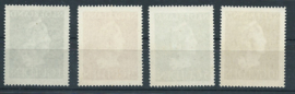 Nvph 346/349 Hoge Waarden Konijnenburg Postfris ( 1)