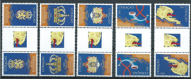 Curaçao Status Aparte 192a/196a 200 Jaar Koninkrijk 2014 Postfris (2)