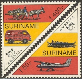 Suriname Republiek  823/824 U.P.A.E. 1994 Postfris (Los)