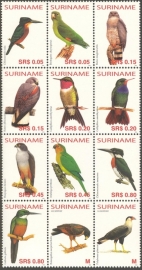 Suriname Republiek 1282/1292B Vogels 2004 Postfris