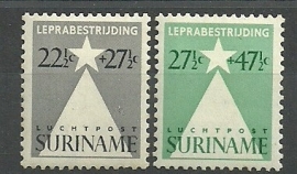 Suriname LP29/30 Leprazegels Ongebruikt