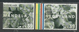 Nvph 2196/2197a Nelson Mandela 85 jaar Postfris