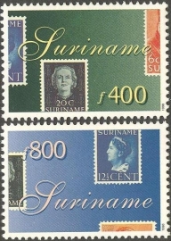 Suriname Republiek  995/996 5e Nvph Postzegelshow 1998 Postfris