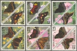 Suriname Republiek  967/978 Vlinders 1998 Postfris