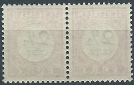 Nederlands Indië Port 14 + 14a 2½ct  1892-1909 (Lange Breukstreep) Postfris (1)