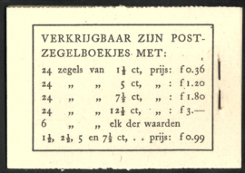 PZ 38-N 4 × 6 (Nvph 172/379/380/381) Roomkleurige Kaft (13)