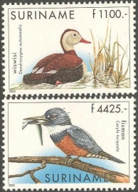 Suriname Republiek 1068/1069 Vogels 2000 Postfris