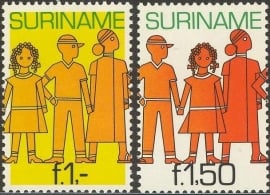 Suriname Republiek 252/253 Surinaamse Jeugd 1981 Postfris