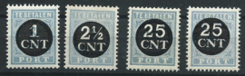 Port  61/64 Overdruk 1912-1920 Postfris (2)