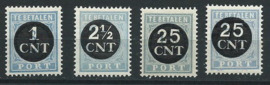 Port  61/64 Overdruk 1912-1920 Postfris (1)