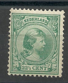 Nvph  41c 22½ ct Prinses Wilhelmina (Hangend Haar) Postfris (1)