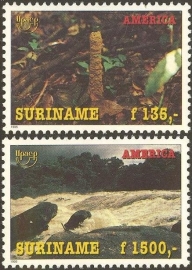 Suriname Republiek  857/858 U.P.A.E. 1995 Postfris