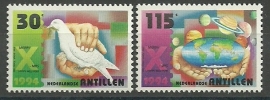 Nederlandse Antillen 1078/1079 Kerst Postfris