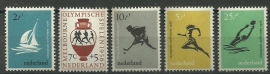 Nvph 676/680 Olympische Spelen Postfris