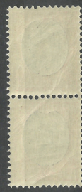 Nvph  71 25ct Koningin Wilhelmina Bontkraag in paar Postfris (1)